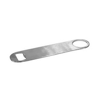 Flat Bottle Opener, 178 x 40mm, 18/8 Stainless Steel, Each Each