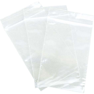 Livingstone Resealable Zip Lock Bag, 100 x 180 mm, 40 microns Thick, Recyclable Plastic, Clear, 1000/Box Box