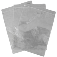 Livingstone Resealable Zip Lock Bag, 250 x 300 mm, 40 microns Thick, Recyclable Plastic, Clear, 100/Pack Pack