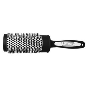Hair Brush Anti-Slip, 100 Percent Nylon Bristle, Ceramic 2.5 cm diameter