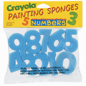 10 NUMBER SPONGES Each
