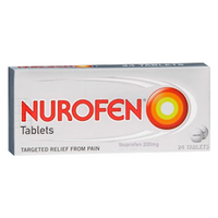 Nurofen Tablets, 200mg, 24/Pack, Schedule 0 Pack