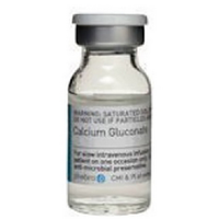 Calcium Gluconate Injectable, 2.2mmol Calcium in 10ml Vial, 10 Vials/Box Box