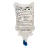 Out of Date, Baxter Intravenous IV Solution 5 Percent Glucose, 100ml, Single Pack, EA, Price Discounted, While Stocks last