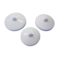 Livingstone Crucible, 50mL, 54 x 34(H) mm, Low Wall, Lid Only, Porcelain, Each Each