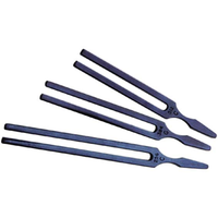 Livingstone Tuning Fork, 512 Hertz, C-Frequency, Blued Steel, U.K, Made, Each Each