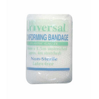 Out of Date, Discounted, Universal Conforming Bandage with Clips, 50mm x 4m, Stretched Each, Original Condition, Whilst Stock Last Each