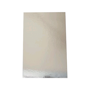 Confeta Standard Rectangle Cake Board, 10 x 7 Inches, 2mm Thickness, Silver, 50 Pieces/Pack Pack