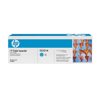 HP Laserjet Cartridge Toner 304A (CC531A) for CP2025, Cyan, Each Each