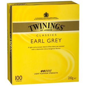 Out of Date, Twinings Tea Bags, Earl Grey, 100 Bags/Box, Original Unopened Condition, Price Discounted, While Stocks last Box