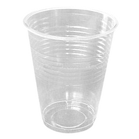 Universal Plastic Drinking Cups, 200ml, CafE/Bar Type, Clear, Disposable, Recyclable, 50/Pack Pack