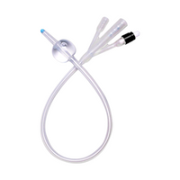 Livingstone All Silicone Foley Balloon Catheter, 3-Way, 26FG, 50ml, 10/Box Box