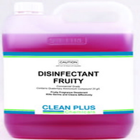 Livingstone Disinfectant Sanitiser, 20 Litre supplied as 4 Bottles of 5 litres, Commercial Grade, Fruity Scent, Each Each