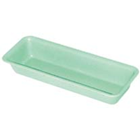 Livingstone Flat Injection Tray, 200mL Capacity, Grad 50mL to 200mL, 200 x 70 x 30mm, Non-Sterile, Recyclable Polypropylene, Green, Ea Each