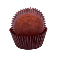 Confeta Paper Patty Pans, 760C, 150 x 47.5(H) mm, 55mm Base, Brown, 5000 Pieces/Carton Carton
