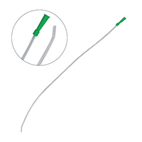 Pennine Coude Tip Oppo-Cath Suction Catheter, 14FG/CH, 60(L)cm, 4.66(D)mm, Funnel End, 2 Opposed Side Eyes, Sterile, Each (OSC-1714/60/H) Each
