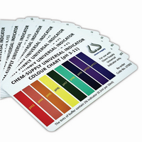 Universal Indicator Colour Card, 10 Cards/Pack, Each Pack
