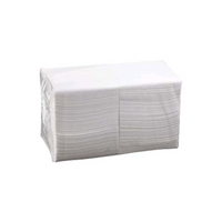 Caprice Ultrasoft Quilted Cocktail Napkin, 2-Ply, 240 x 240mm, White, 250 Sheets/Pack, 8 Packs/Carton, 2000/Carton Carton