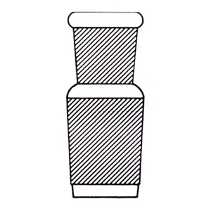 Monash Adapter, Reduction, Standard, Socket Joint 14/23, Cone 24/29, Borosilicate Glass, Each Each