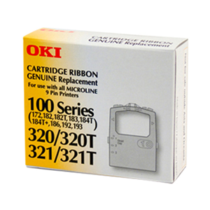 OKI RIBBON ML100/ML172/182 NYLON BLACK EACH Each