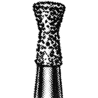 Ad 721 Diamond Burs, Double Inverted Cone, ISO 019534 #12, Friction Grip, Coarse, 5/Pack