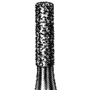 Livingstone Diamond Burs, Flat Fissure, ISO 108524 #09, Friction Grip, High Speed, Medium, Each
