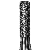 Ad 109 Diamond Burs, Flat Fissure, #18, Friction Grip, Medium, Each Each