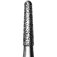 Livingstone Diamond Burs, Domed Taper Fissure, ISO 197544 #17, Friction Grip, High Speed, Extra Coarse, Each