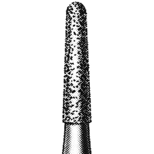 Livingstone Diamond Burs, Domed Taper Fissure, ISO 197544 #17, Friction Grip, High Speed, Extra Coarse, Each