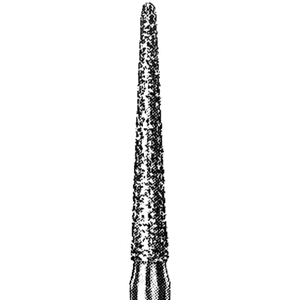 Livingstone Diamond Burs, Conical Domed, ISO 166534 #14, Friction Grip Surgical 313, High Speed, Coarse, Each