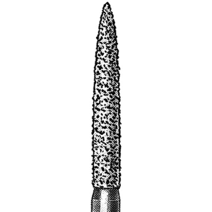 Ad 675 Diamond Burs, Flame, ISO 250504 #12, Friction Grip, Extra Fine, Each Each