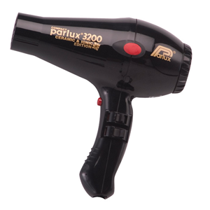 Parlux 3200 Ceramic and Ionic Compact Hair Dryer, Black, Each Each