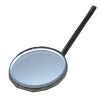 Dental Magnifying Mirror, No 5, without Handle, Stainless Steel, Each Each