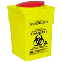 Livingstone Medical Waste & Sharps Collector with Lid