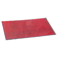 DOOR MAT NYLON RED/BLK 900X150MM Each