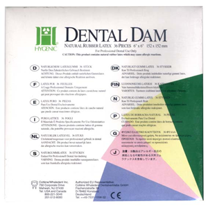 HYGIENIC R/DAM 6IN FRAME, 1 SIDE (01414) Each