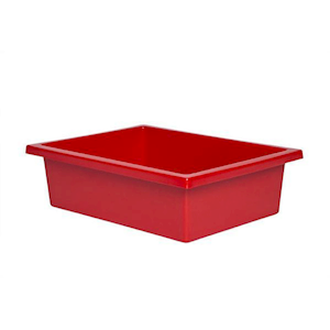 TCI Tote Tray, 12L,398(L) x 274(W) x 150(H) mm, Polypropylene, Red, Each Carton