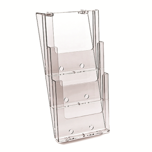 TAYMAR WALL MOUNT HOLDS 3 A4 -3W230 -CLEAR EA Each