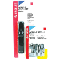 Esselte Nalclip Dispenser with 8 Clips