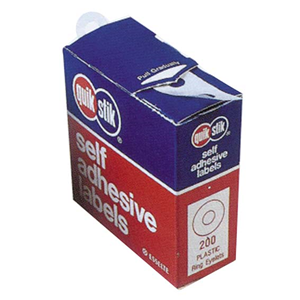 Q/STIK RING REINFORCEMENTS PLASTIC PK/200 Pack