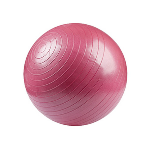 Anko Exercise Ball, 55cm, Polyvinyl Chloride (PVC), Burst Resistant, Berry, Each Each