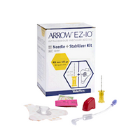 Teleflex Arrow® EZ-IO® Needle + Stabiliser Set, Yellow, 15G x 45mm, 5 Pieces/Box Box