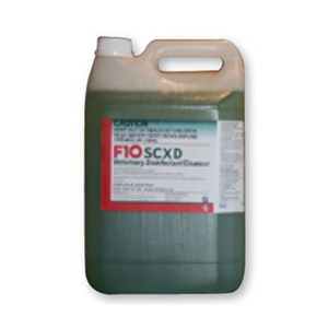 F10 SCXD Disinfectant Cleanser 5 Litres, Pine Scent, Each Bottle