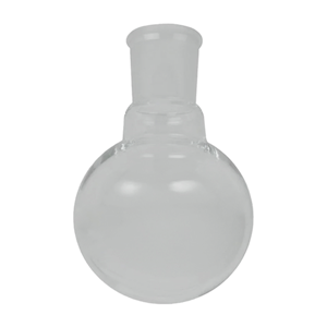 Monash Flat-Bottom Spherical/Boiling Flask, 250ml, Socket Joint 19/26, Single Short Neck, Borosilicate Glass, Clear, Australian, Each Each