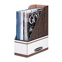 Fellowes Bankers Box Magazine File, 331(H) x 104(W) x 269(D) mm, A4, White, Each Each
