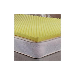 Livingstone Foam Bed Overlay, Single, 1850 x 900mm, Premium Convoluted, Uncovered, Each Each
