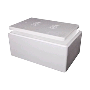 Polyfoam Foam Cooler Box, 35 Litres, 535 x 245 x 270 mm, with Lid, Each Each