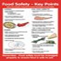 FOOD SAFETY KEY POINTS, 420X600MM, WALL CHART, PVC, EA Each