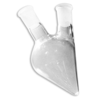 Pear Shaped Flask, 25ml, 2 Necks, Socket Joint 14/23, Modify, Each Each