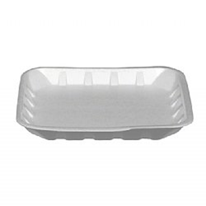 Packware Foam Trays, 11 x 9 Inches or 280(L) x 225(W) x 20(H) mm, White, 500 Pieces/Carton Carton